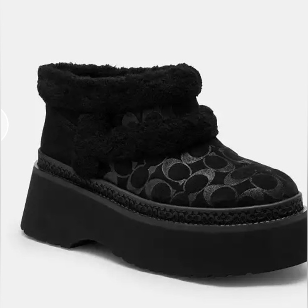 COACH Women's Christina Pull-On Booties - Picture 3 of 7